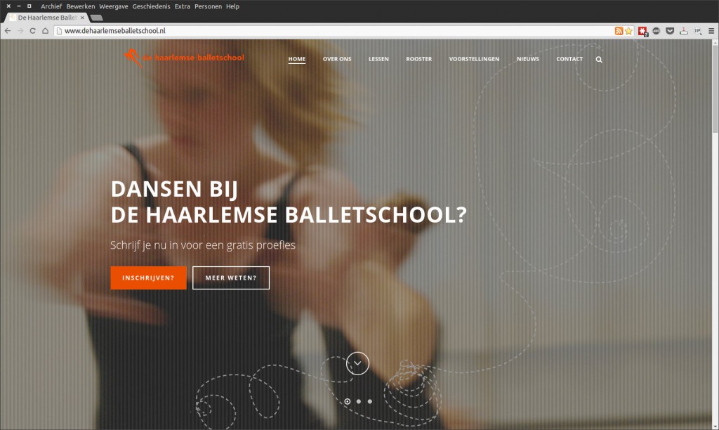 Nieuwe website De Haarlemse Balletschool