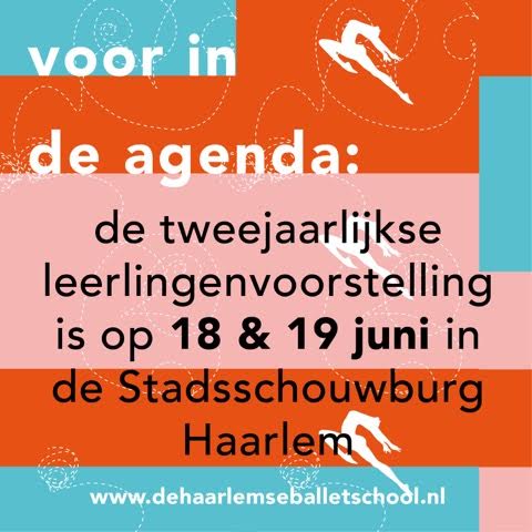 poster voor agenda